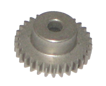 Spur gear LS made of Steel S45C, module 0.5, 30 teeth, bore 3