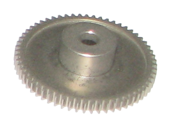 Spur gear LS made of Steel S45C, module 0.5, 60 teeth, bore 4