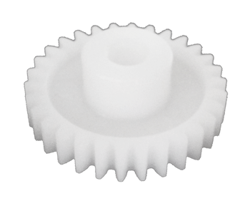 Spur gear DS made of Plastic M90-44, module 0.5, 30 teeth, bore 5