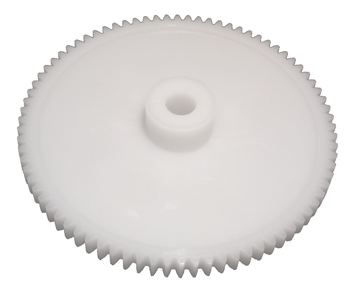 Spur gear DS made of Plastic M90-44, module 1, 80 teeth, bore 8