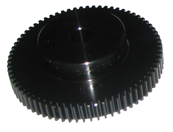 Spur gear SS made of Steel S45C, module 1, 70 teeth, bore 10