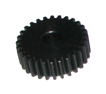 Spur gear SSA made of Steel S45C, module 1, 28 teeth, bore 8