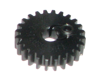 24 Zhne, Modul 1, Zahnrad Stirnrad SSAY-KK aus Stahl S45C, Gewinde M5, Bohrung 6